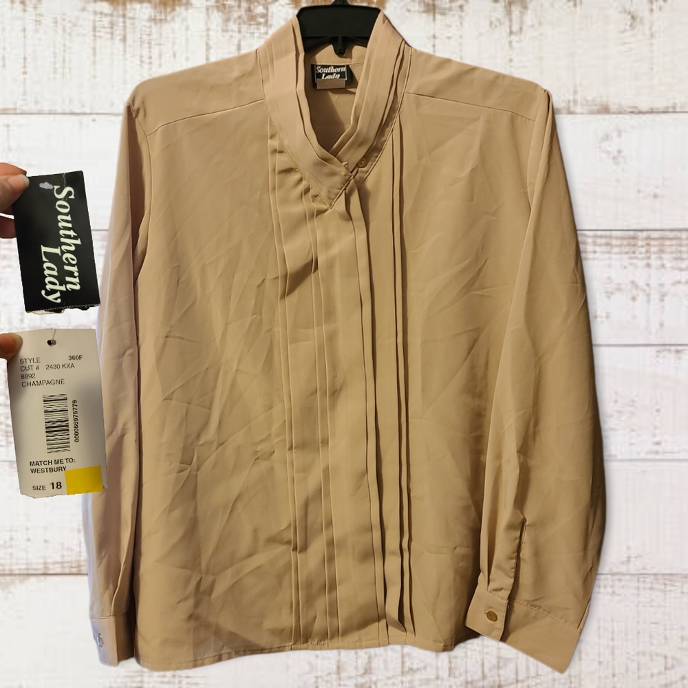 Southern Lady Plus Size Dress Shirt NWT